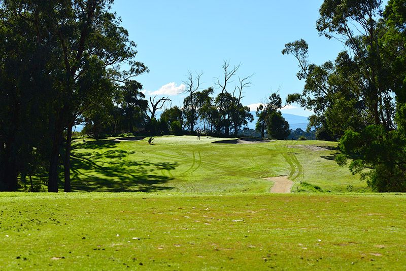 11th hole teeing area