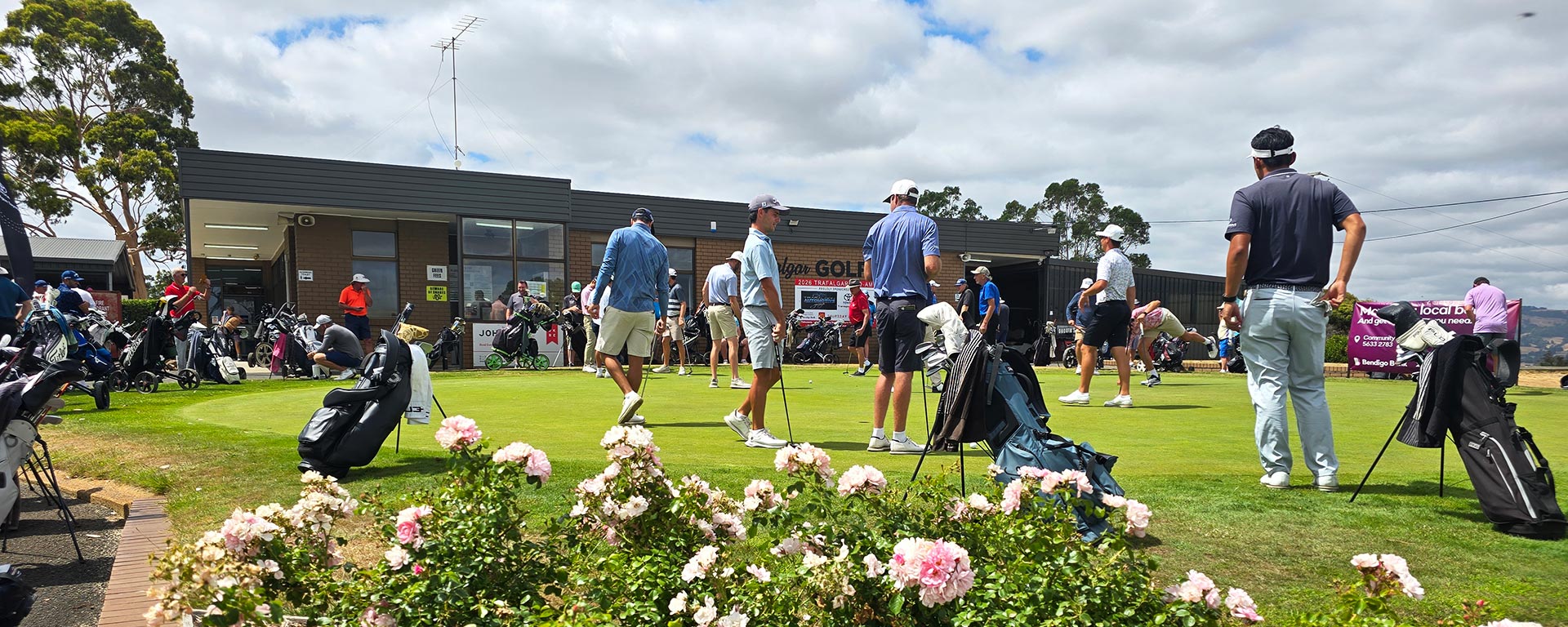 Trafalgar Golf practice putting green